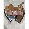 Image 1 : Marked Dave Jones Training Stables Makers Monticello Fla 100878 Saddle- 6 Nickel Conchos