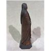 Image 7 : Marked "Chief Old Post" WM Churchill Jr Wooden Statue- Carved by Churchill from a an Old Post