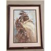 Image 1 : Signed Howard Terpning "Leader of Men" Print- 350/1250- 27"W X 35"H