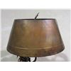 Image 8 : Signed Mark Pearce Packer Resin Lamp- Tin Shade- 8.5" Base X 29"H