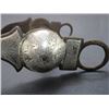 Image 8 : Unmarked Silver Inlaid Bit- Arizona Cheek Curb Mouth- Slobber Bar- Rein Chain Swivels