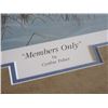 Image 2 : Signed Cynthie Fisher "Members Only" Print- 2319/3000-31"W X 26"H