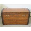 Image 1 : Wooden Trunk- 33"L X 20"D X 18"H