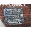 Image 2 : Navajo Wool Blanket- Hand Woven in Mexico- Fringed- Some Damage on Edge- 112"L X 72"W