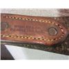 Image 4 : Marked Hamley & Co Pendleton Ore Batwing Chaps- 10 Nickel Heart Conchos- Studded- Double Leather on 