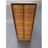 Image 1 : 2 Leather Bound Books- "The Indian Tribes of North America"- McKenny & Hall Authors- 10.5" X 7"