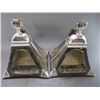 Image 4 : Unmarked Mongolian Parade Stirrups- Stainless and Wood- 9"H X 9.5"W