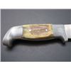 Image 4 : Marked RH Ruana Bonner MT Knife- Knife Marked- Original Sheath- 5.5" Blade- 4.5" Handle
