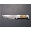 Image 6 : Marked RH Ruana Bonner MT Knife- Knife Marked- Original Sheath- 5.5" Blade- 4.5" Handle
