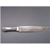Image 5 : Bowie Knife- Has a Horseshoe Mark- 10.5" Blade- 5.5" Handle- Copper Inlaid Handle