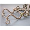 Image 8 : Old US Cavalry Headstall With Military Conchos- Marked US S Shank Bit With Curb Mouth