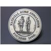 Image 1 : Ivory NRA Life Member Pass Medallion- Founded 1860- 1.6"- Signed By Mr. Henry Hamilton #1878