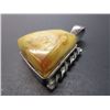 Image 2 : Marked 925 and Agate Pendant- 1"