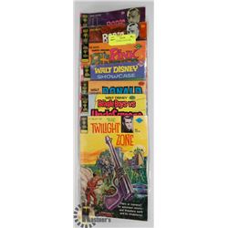 7 OLD GOLD KEY COLLECTORS COMICS