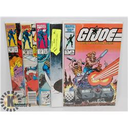 5 GI JOE COLLECTORS COMICS