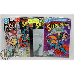 4 SUPERMAN COLLECTORS COMICS