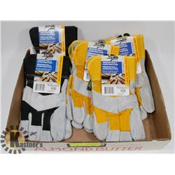 FLAT OF RENOVATION & CONSTRUCTION WORK GLOVES