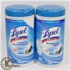 Image 1 : BAG OF TWO LYSOL WIPE TUBS