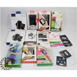 BOX OF ASSORTED PORTABLE FITNESS ARM BANDS