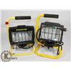 Image 1 : LOT OF 2 QUARTZ WORK LIGHTS