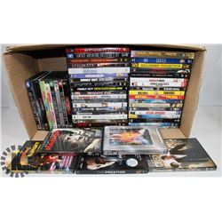 BOX OF 50 DVDS
