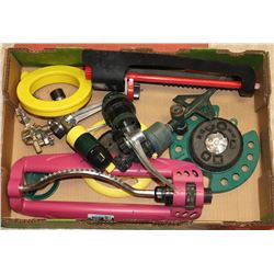 BIN OF ASSORTED GARDEN SPRINKLERS
