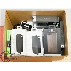 BOX OF ASSORTED APPLE CASES