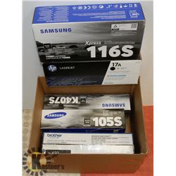 BOX OF ASSORTED PRINT CARTRIDGES
