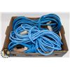 Image 1 : LOT OF 4 CONSTRUCTION EXTENSION CORDS.