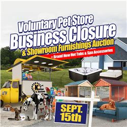 SIGN UP EARLY FOR NEXT SUNDAY'S (SEPT 15) AUCTION!