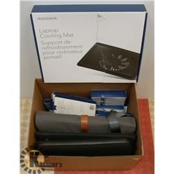 BOX OF ASSORTED LAPTOP/ COMPUTER ACCESSORIES