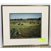 Image 1 : FRAMED HARVEST PICTURE