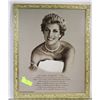 Image 1 : DIANA PICTURE FRAMED