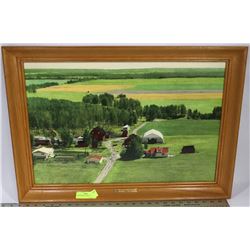 FARM FRAMED PICTURE