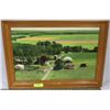 Image 1 : FARM FRAMED PICTURE