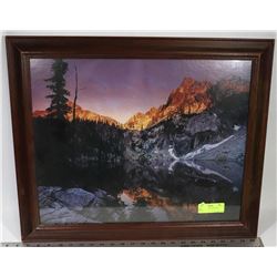 MOUNTAIN -SMALL PICTURE, FRAMED