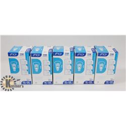 LOT OF FIVE 5100K ENERGY EFFICIENT LIGHT BULBS