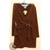 Image 1 : BROWN DRESS SIZE 4.