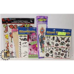 BUNDLE OF TATTOOS AND IRON ONS