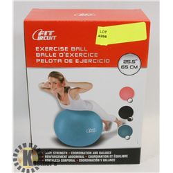 NEW BLACK 25.5" EXERCISE BALL