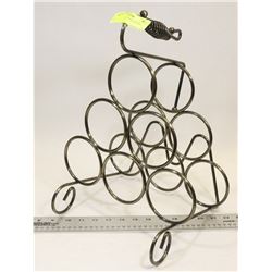 6 BOTTLE METAL WINE BOTTLE HOLDER