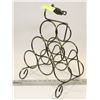 Image 1 : 6 BOTTLE METAL WINE BOTTLE HOLDER