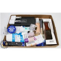FLAT OF ASSORTED BEAUTY PRODUCTS INCLUDING