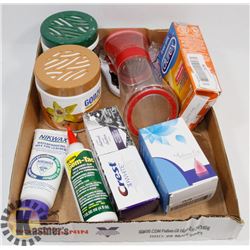 FLAT OF ODOR ABSORBING GEL, CREST 3D WHITE