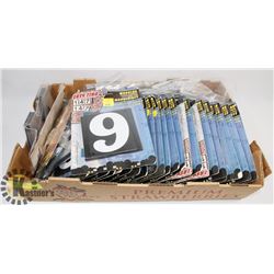 FLAT OF ASSORTED NEW HOUSE NUMBERS