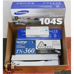 BOX OF ASSORTED PRINTER CARTRIDGES