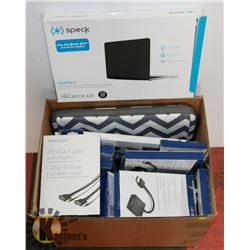 BOX OF LAPTOP/ COMPUTER ACCESSORIES