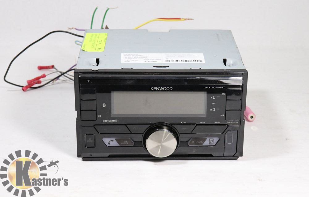 KENWOOD CAR STEREO WITH WIRING HARNESS. - Kastner Auctions