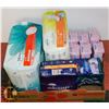 Image 1 : FLAT OF ASSORTED ALWAYS PADS AND TENA PADS