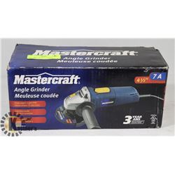 4-1/2" MASTERCRAFT ANGLE GRINDER.